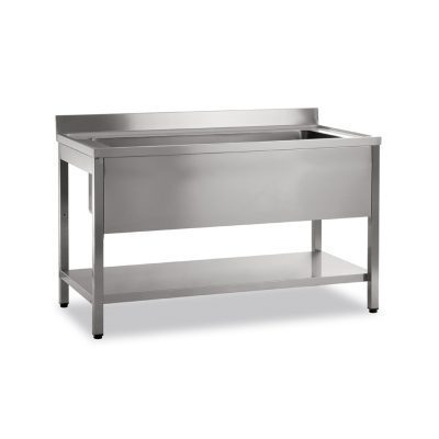 Worktables and sinks